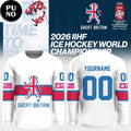 Great Britain 2026 IIHF Ice Hockey World Championship Personalized Hockey Jersey