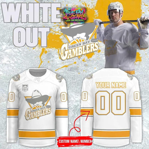 Green Bay Gamblers 2026 Throwback Hockey Jersey