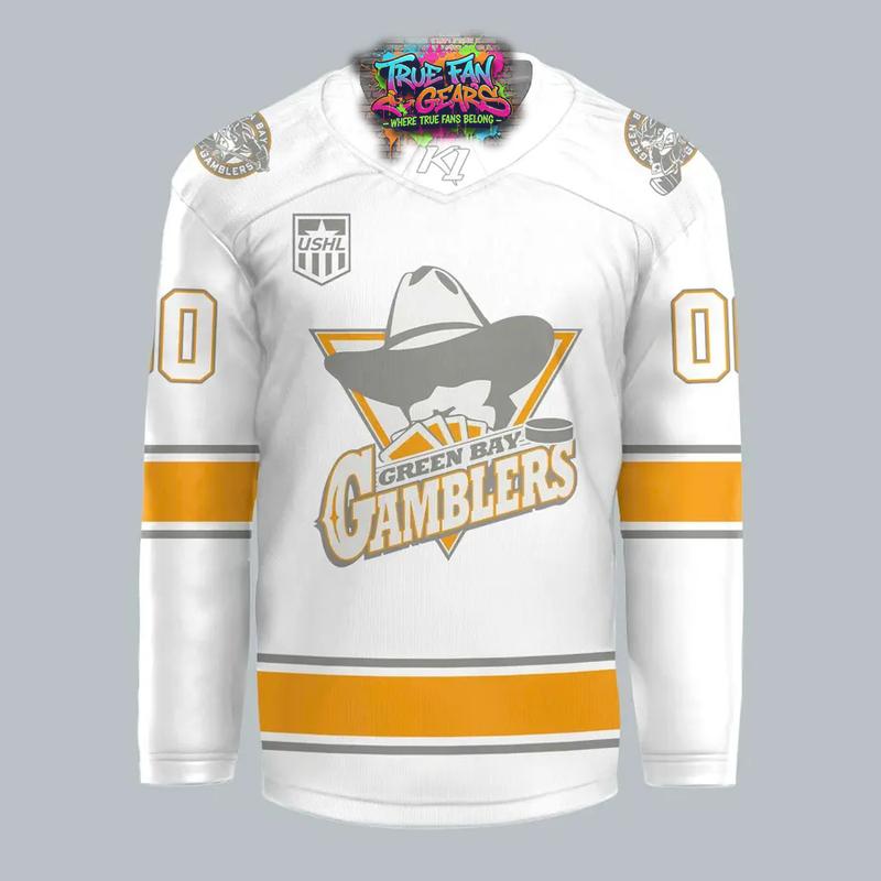 Green Bay Gamblers 2026 Throwback Hockey Jersey