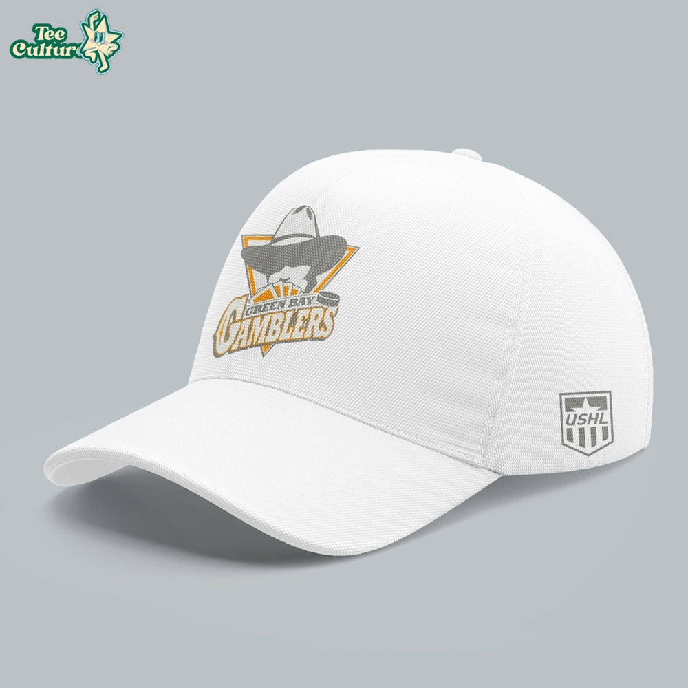 Green Bay Gamblers 2026 White Out Throwback Limited Hockey Jersey