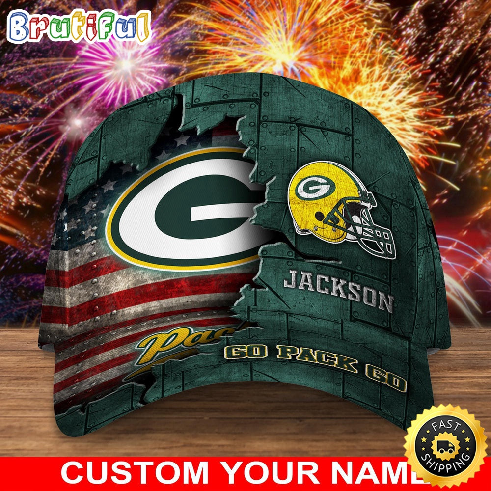 Green Bay Packers Baseball Cap Custom Cap Go Sports Teams