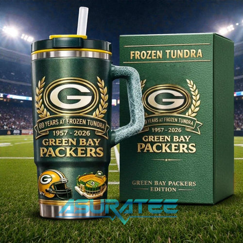 Green Bay Packers Lambeau Field 69 Years at the Frozen Tundra Tumbler