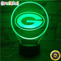 Green Bay Packers Night Light 3D LED Lamp