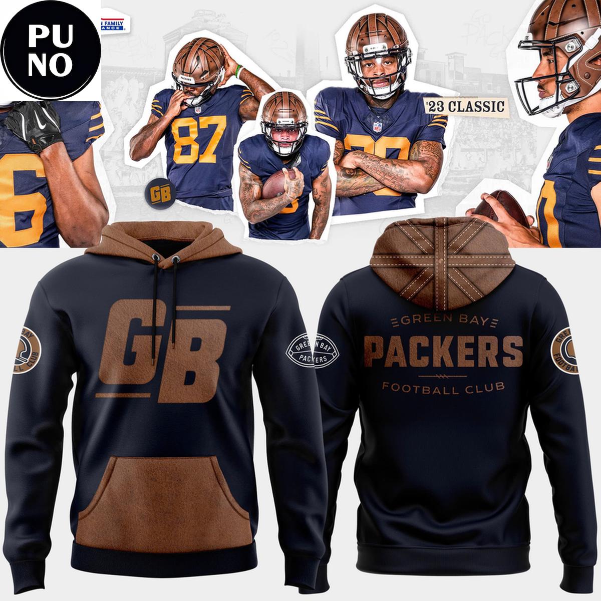 Green Bay Packers Retro 1923 Classic Hoodie T-Shirt