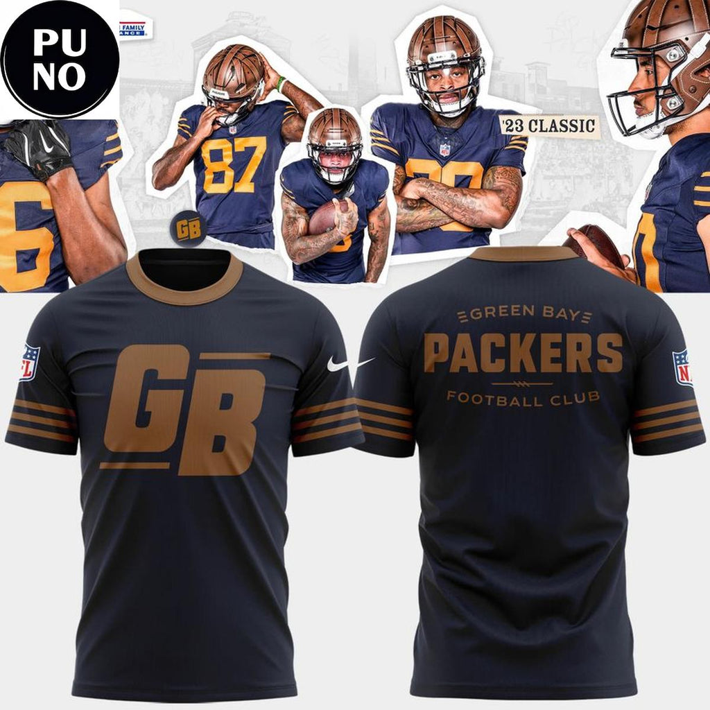 Green Bay Packers Retro 1923 Classic Hoodie T-Shirt