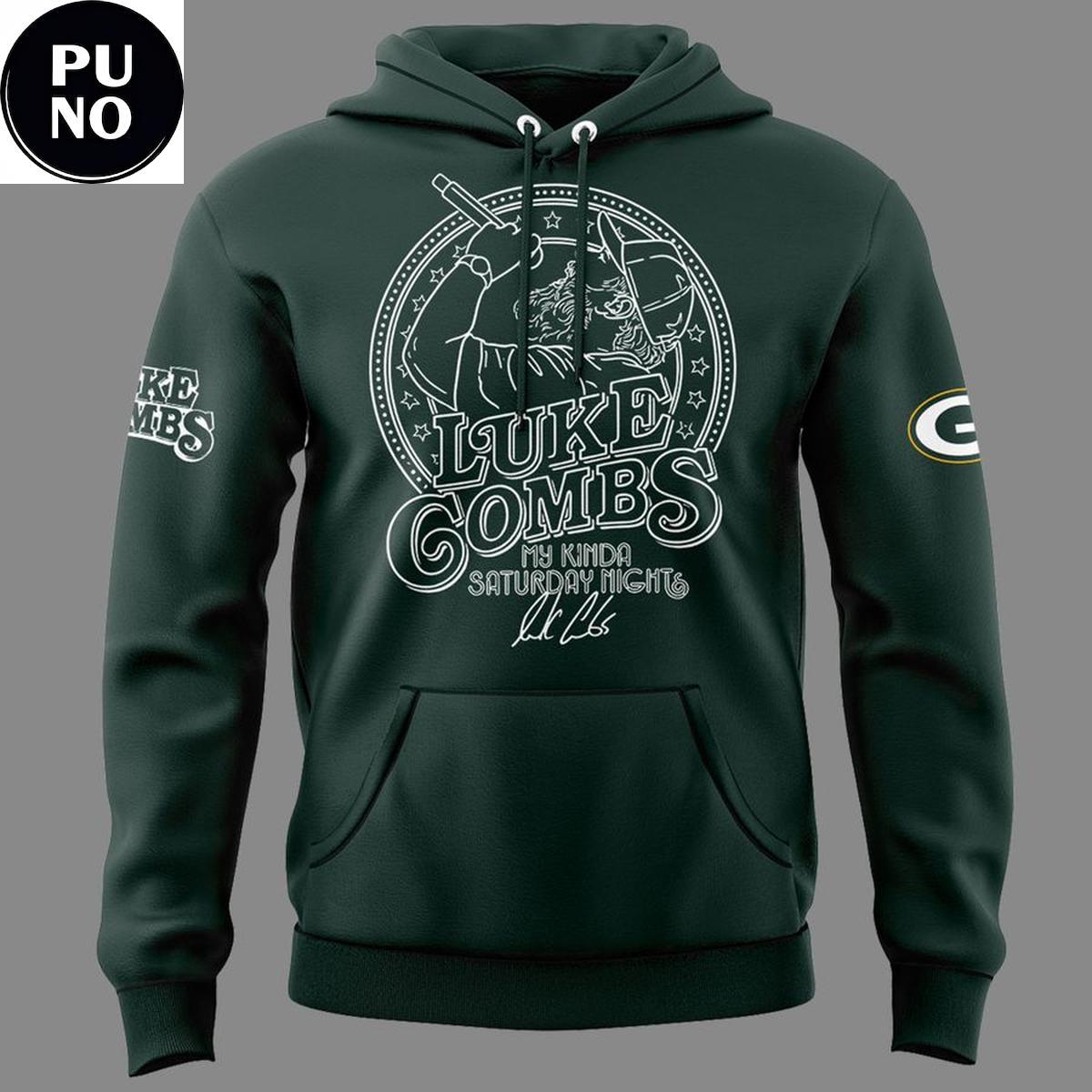 Green Bay Packers x Luke Combs Tour 2026 Green Hoodie T-Shirt