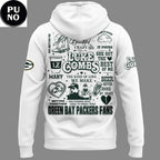 Green Bay Packers x Luke Combs Tour 2026 White Hoodie T-Shirt