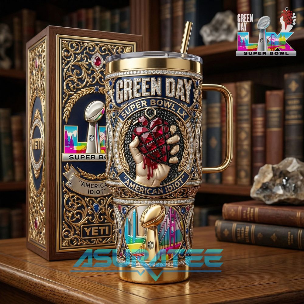 Green Day Super Bowl LX Limited Edition YETI Tumbler