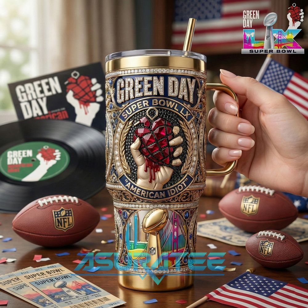 Green Day Super Bowl LX Limited Edition YETI Tumbler