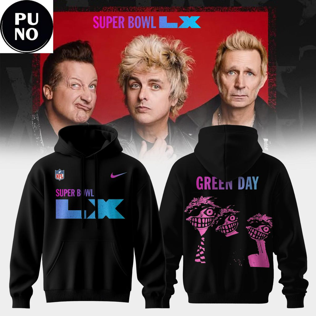 Green Day Super Bowl LX Opening Ceremony 2026 Hoodie Shirt