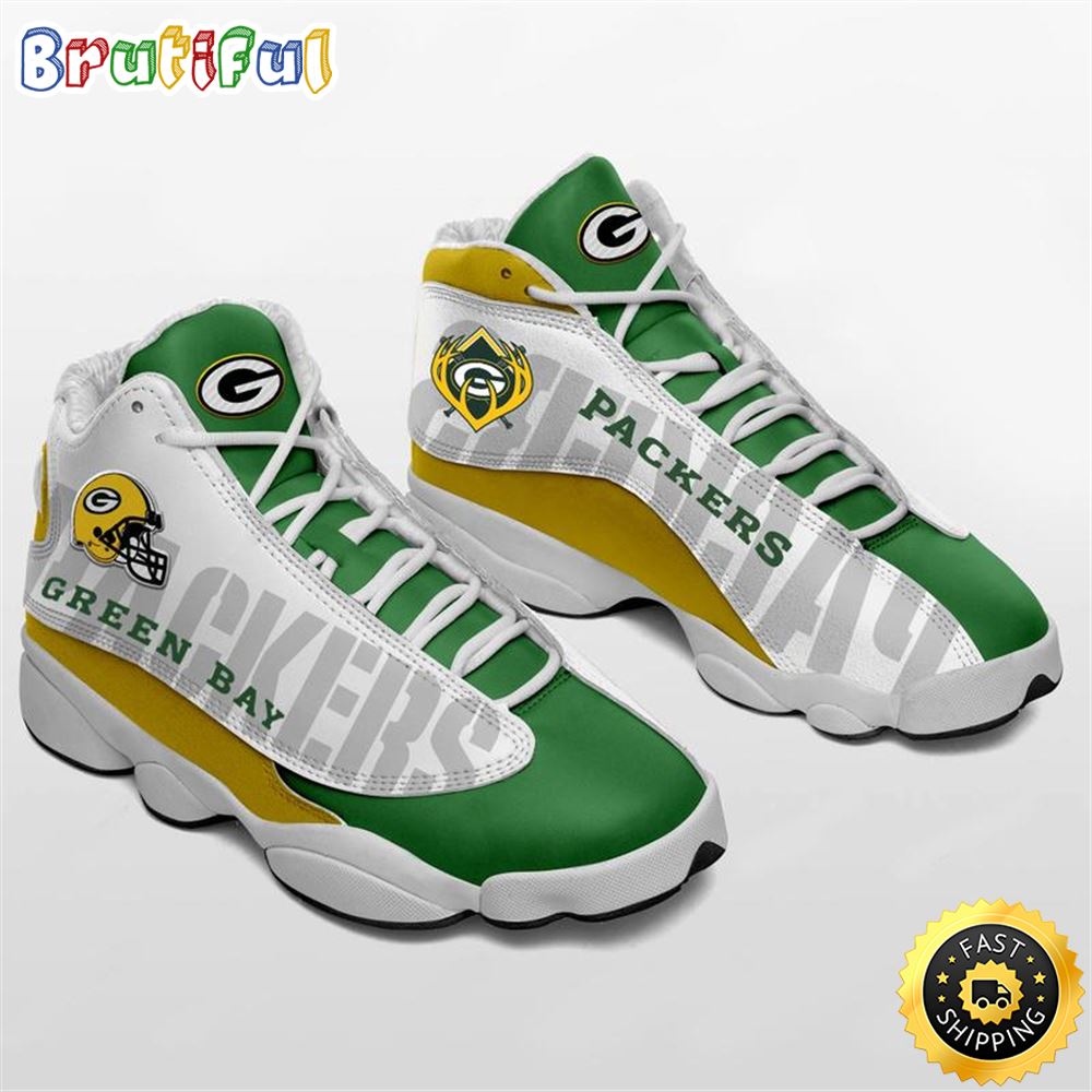 Green Bay Packers Nfl Ver 2 Air Jordan 13 Sneaker