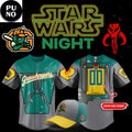 Greensboro Grasshoppers x Star Wars Night 2026 Personalized Baseball Jersey