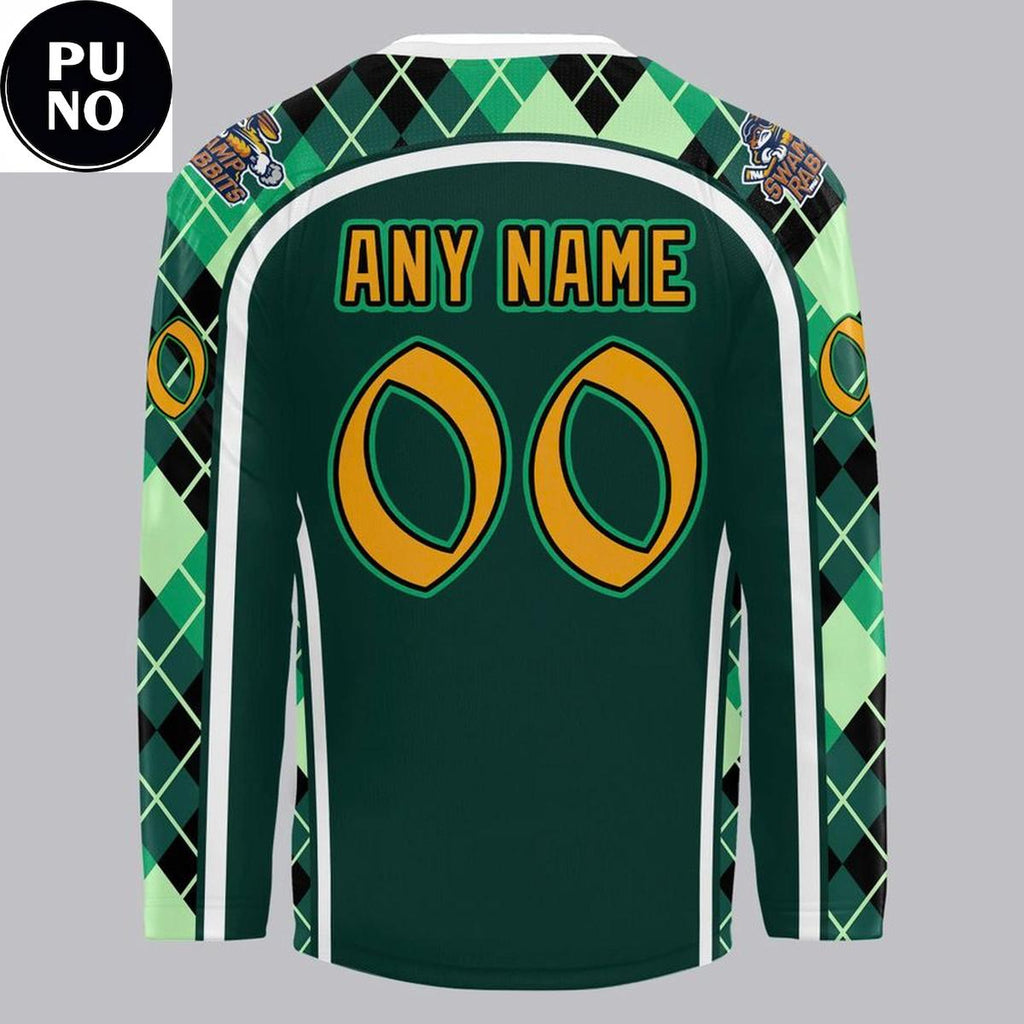 Greenville Swamp Rabbits Celebrate St. Patrick’s Day 2026 Personalized Hockey Jersey