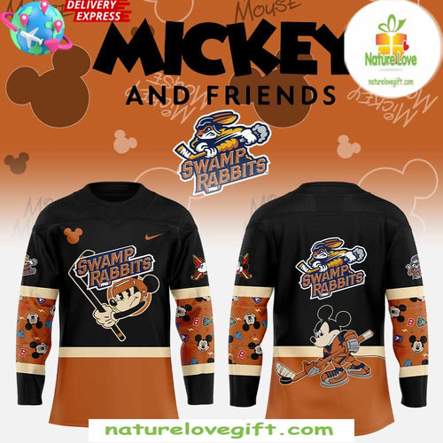 Greenville Swamp Rabbits Hockey Jersey Mickey & Friends Special Edition