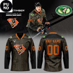 Greenville Swamp Rabbits x Conservation Night 2026 Personalized Hockey Jersey