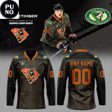 Greenville Swamp Rabbits x Conservation Night 2026 Personalized Hockey Jersey
