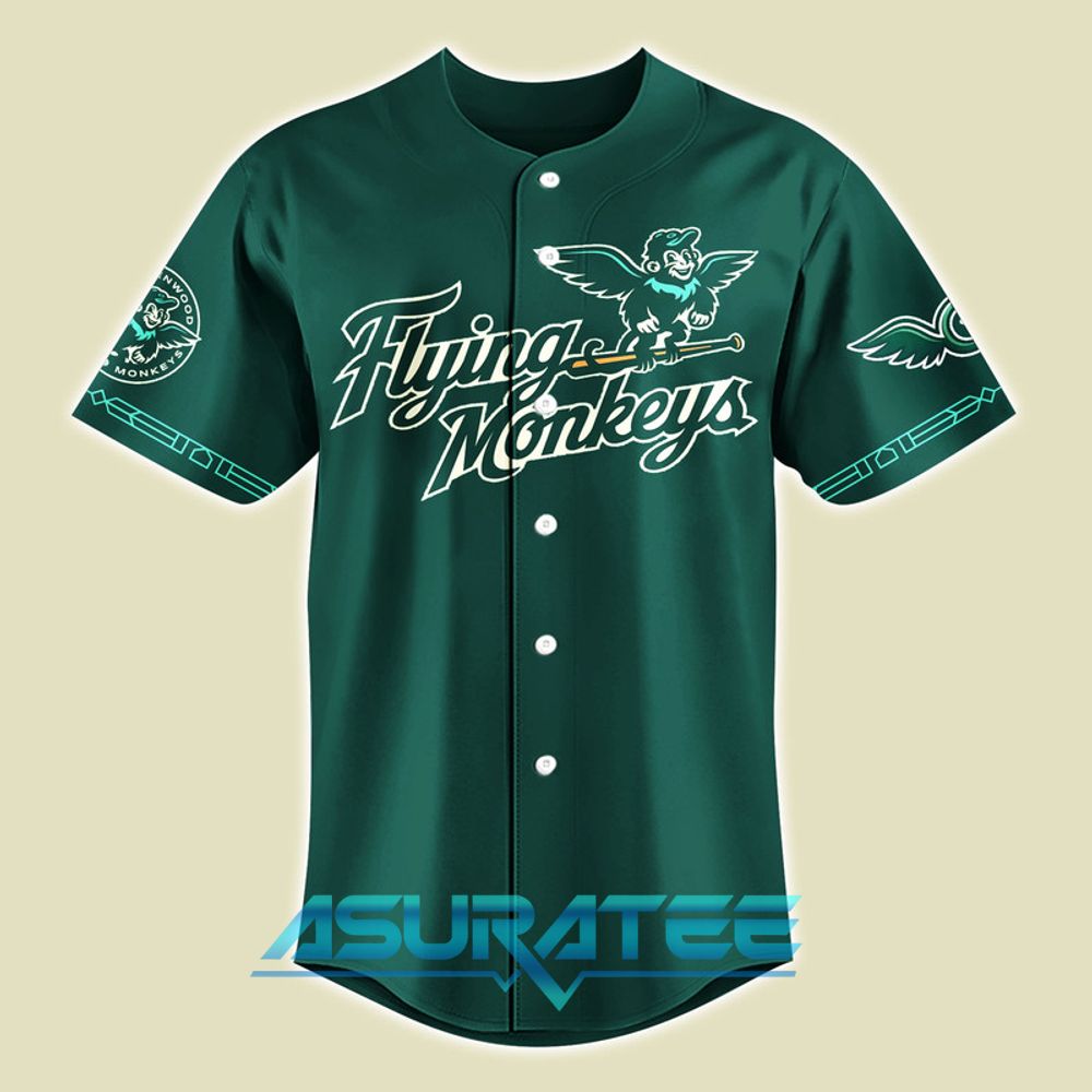 Greenwood Flying Monkeys In Emerald City 2026 Special Baseball Jersey