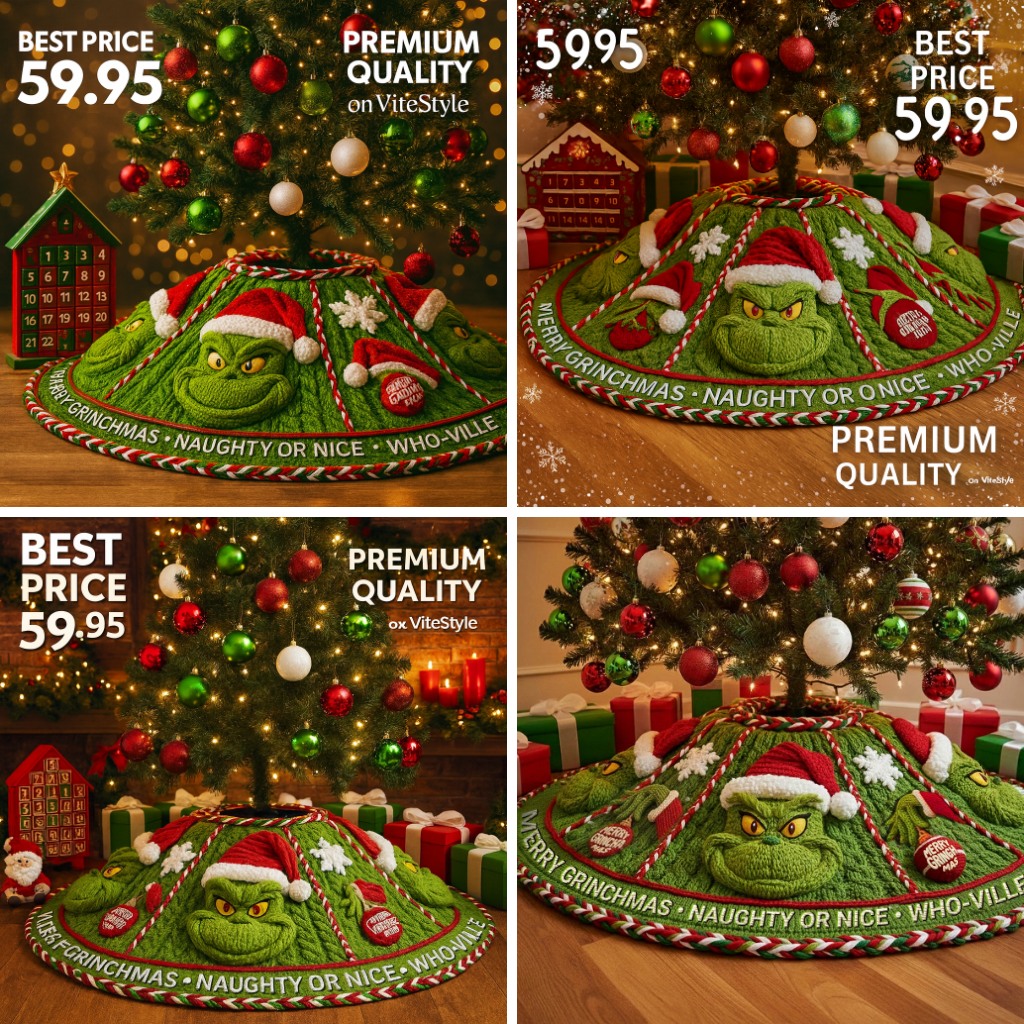 Grinch Christmas Tree Skirt