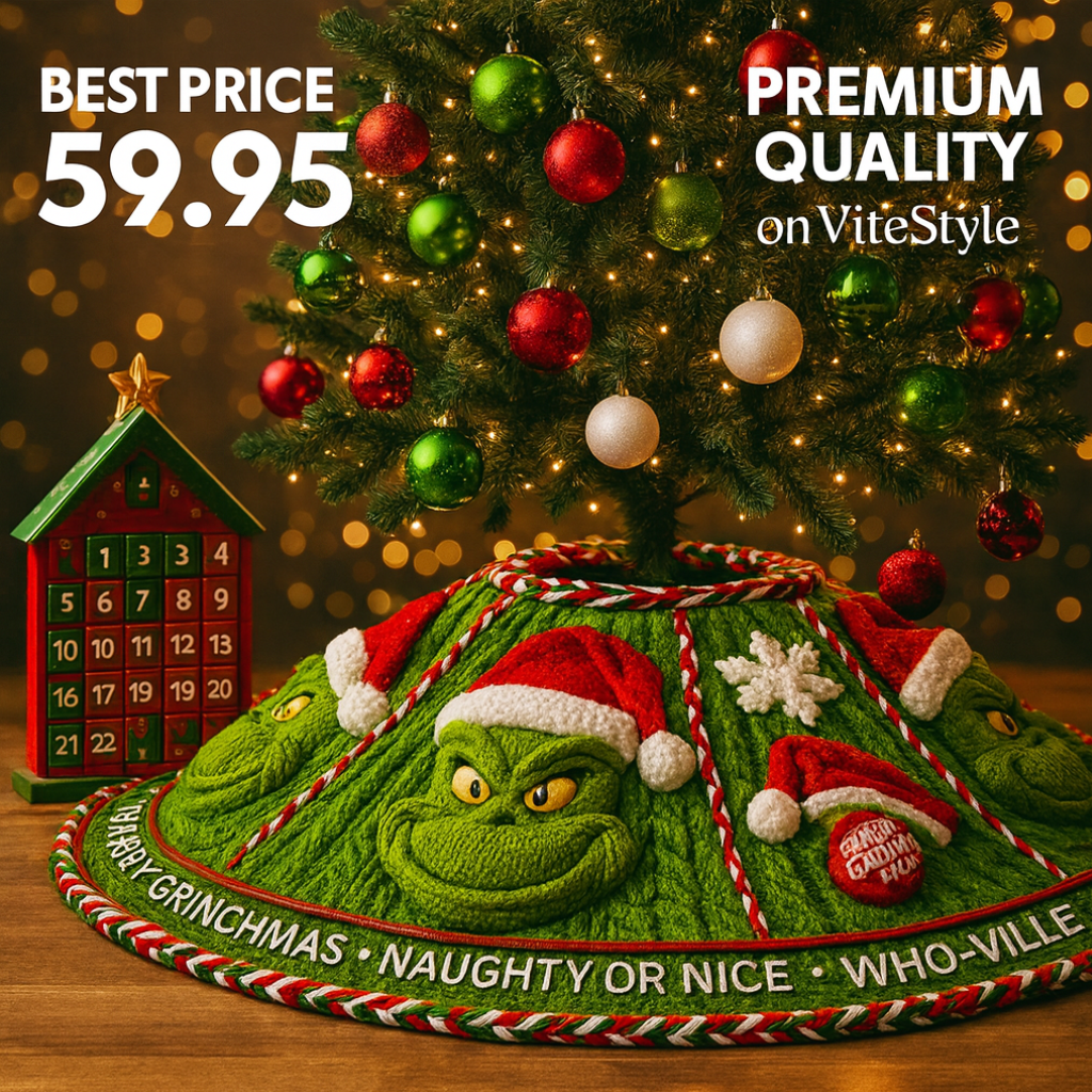 Grinch Christmas Tree Skirt