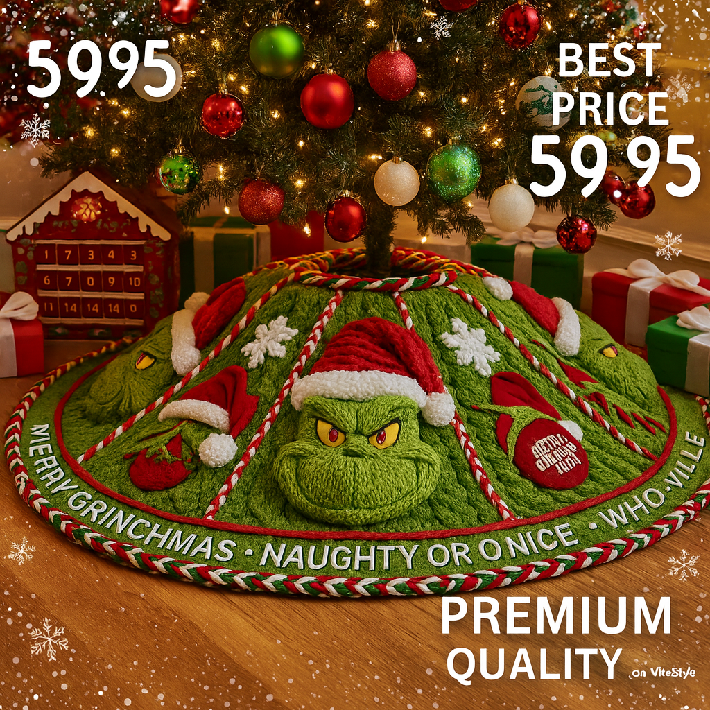 Grinch Christmas Tree Skirt