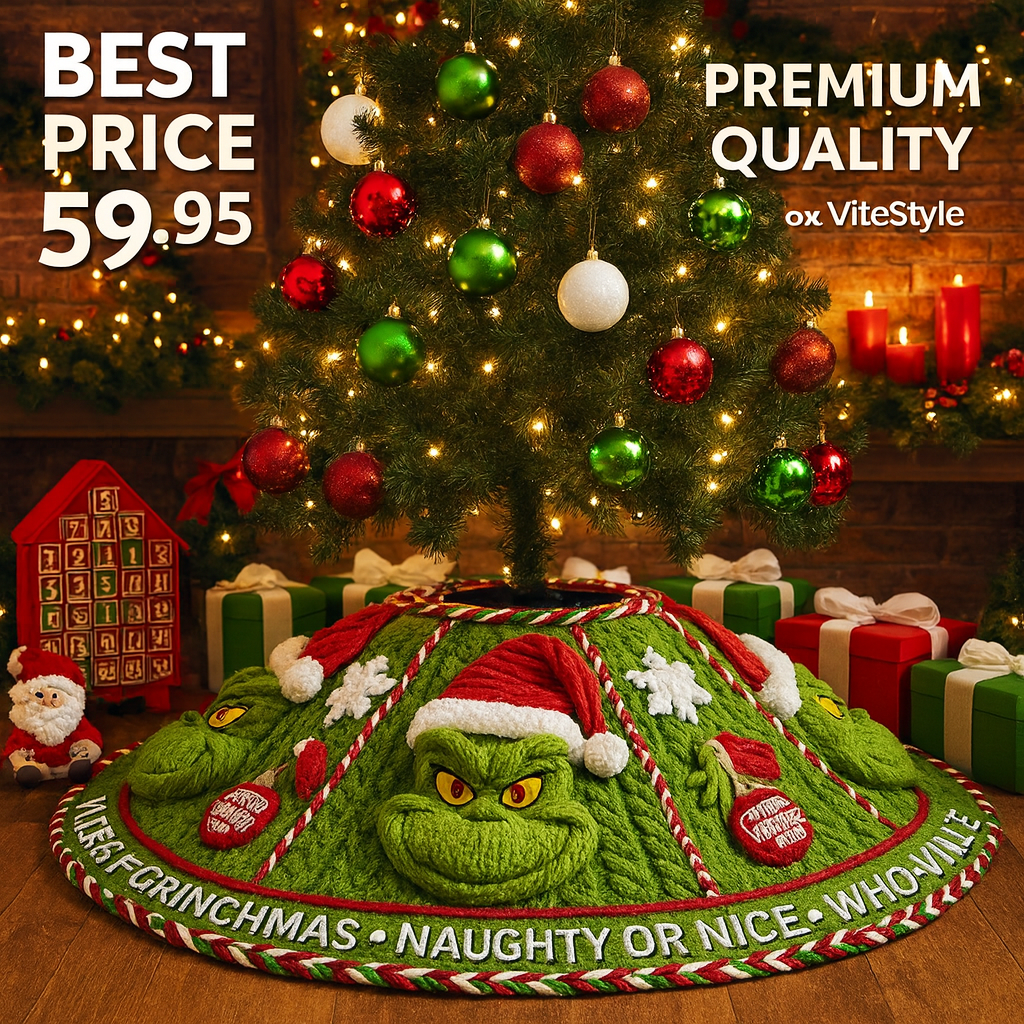 Grinch Christmas Tree Skirt