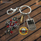 Guns N’ Roses 40th Anniversary Appetite For Destruction Keychain