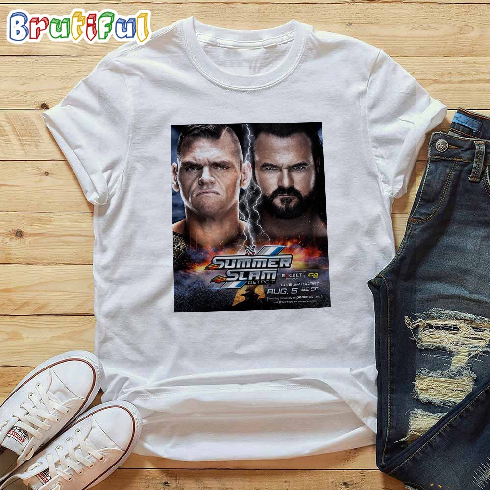 Gunther Vs Drew McIntyre For Intercontinental Champion At WWE SummerSlam T-Shirt
