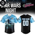 Gwinnett Stripers x Star Wars Night 2026 Personalized Baseball Jersey