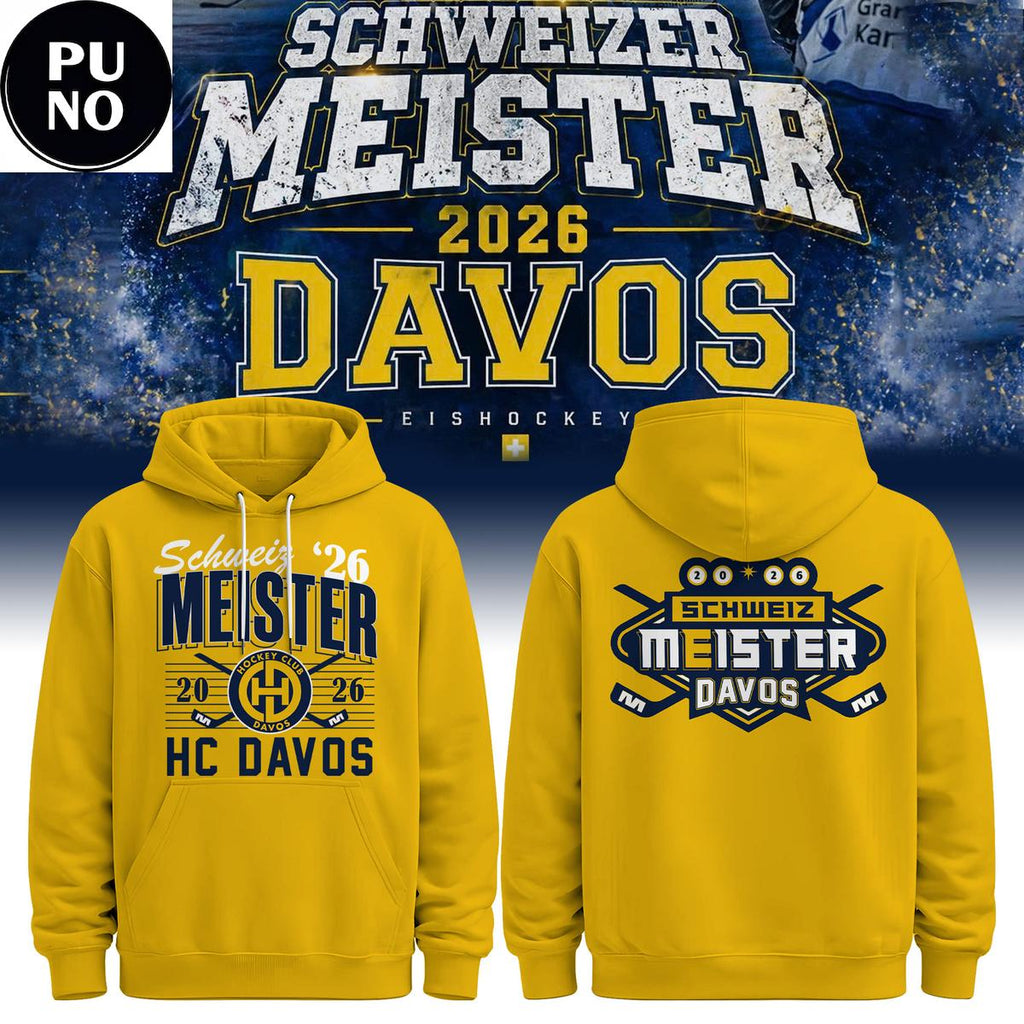 HC Davos Ice Hockey Schweizer Meister Champions 2026 Hoodie T-Shirt