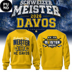 HC Davos Ice Hockey Schweizer Meister Champions 2026 Hoodie T-Shirt
