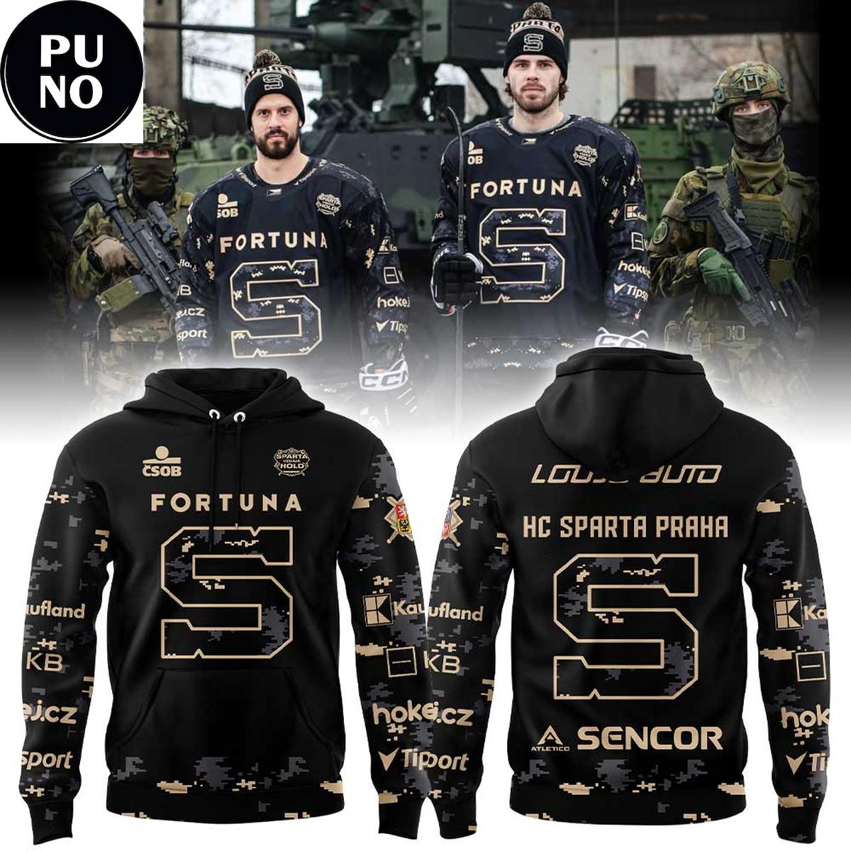 HC Sparta Praha Hold 2026 Military Camo Hoodie T-Shirt