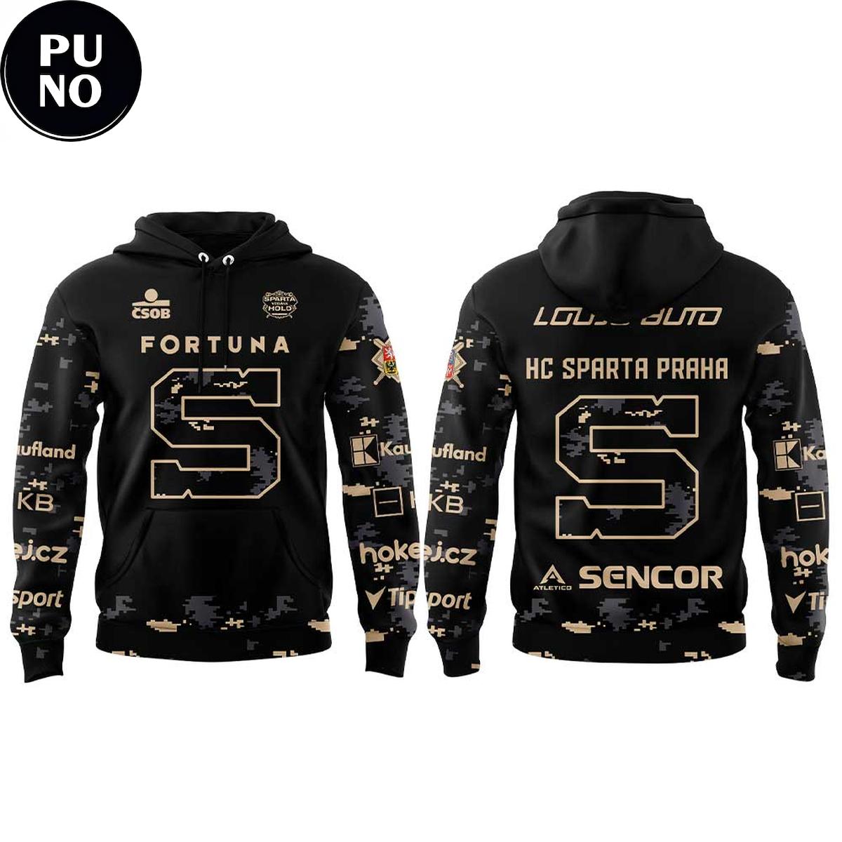 HC Sparta Praha Hold 2026 Military Camo Hoodie T-Shirt