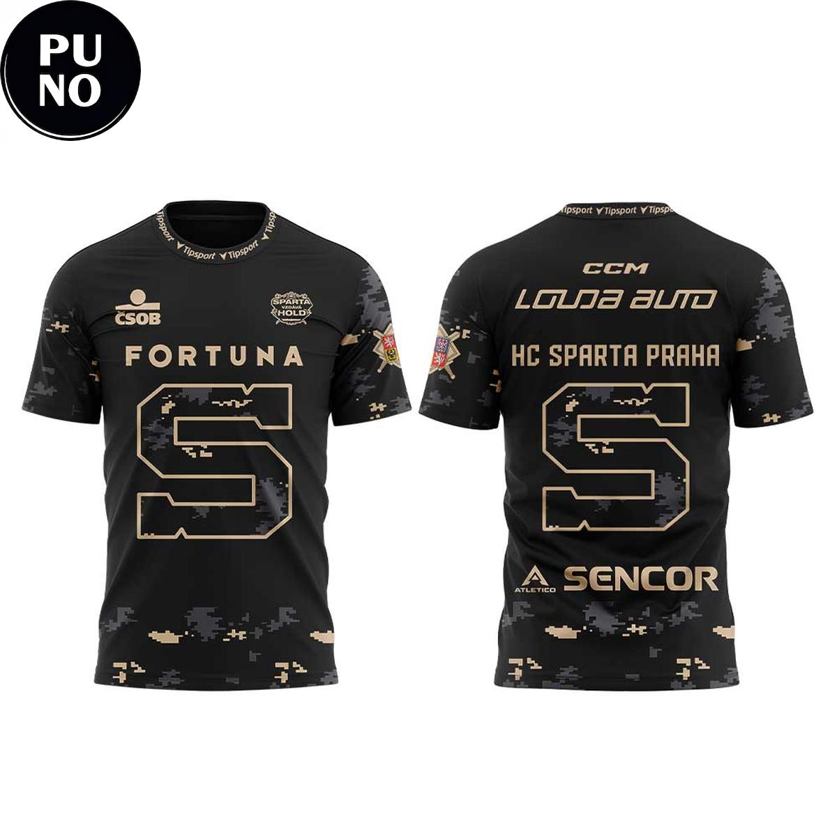 HC Sparta Praha Hold 2026 Military Camo Hoodie T-Shirt
