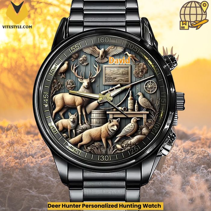 Deer Hunter Personalized Hunting Watch