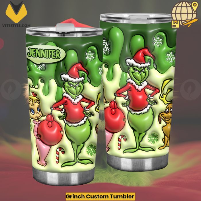 Grinch Custom Tumbler