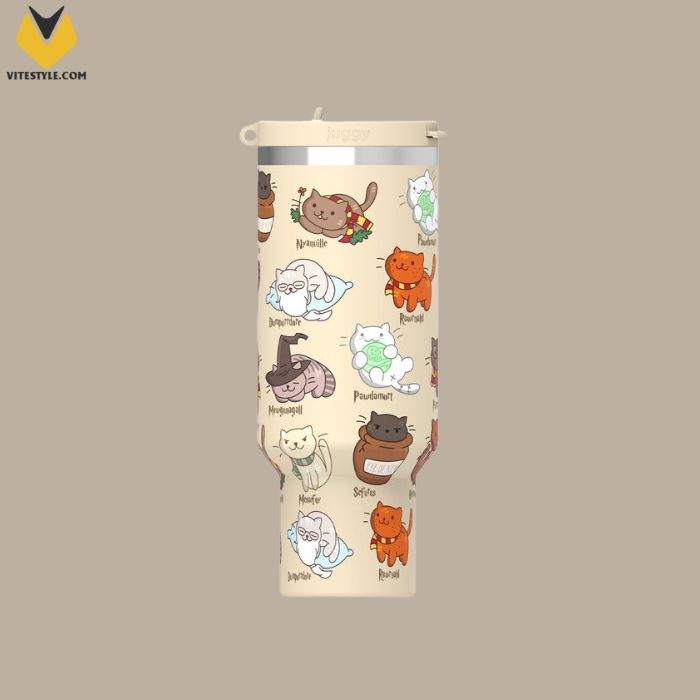 HOT Harry Potter Cats Tumbler