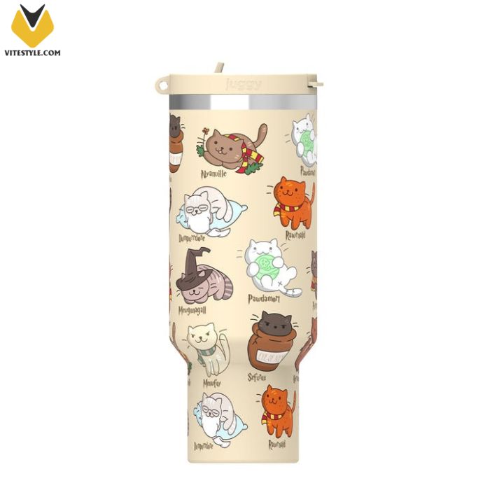 HOT Harry Potter Cats Tumbler