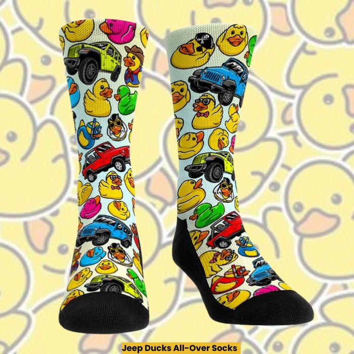 Jeep Ducks All-Over Socks
