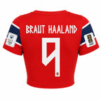 Haaland Norway 2026 World Cup Lace-Up Soccer Crop Top