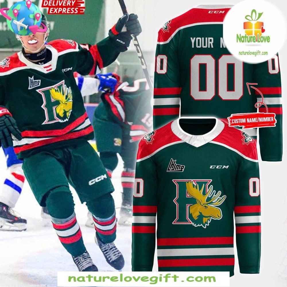 Halifax Mooseheads 2026 Green CCM Hockey Jersey