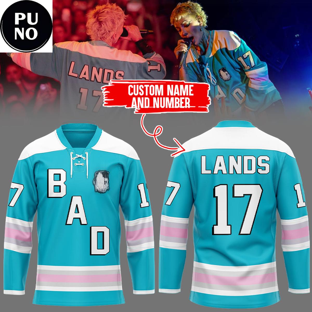 Halsey Back To Badlands Tour 2026 Personalized Hockey Jersey