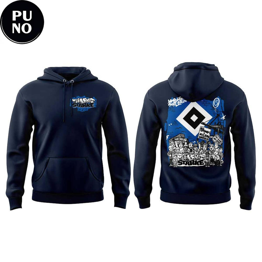 Hamburger SV Vielfalt ist Starke Hoodie T-Shirt