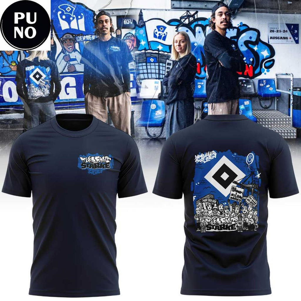 Hamburger SV Vielfalt ist Starke Hoodie T-Shirt