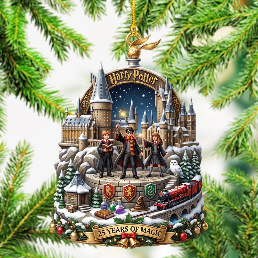 Harry Potter Custom Shape 2-side Printed Acrylic Ornament – TMTHU10136