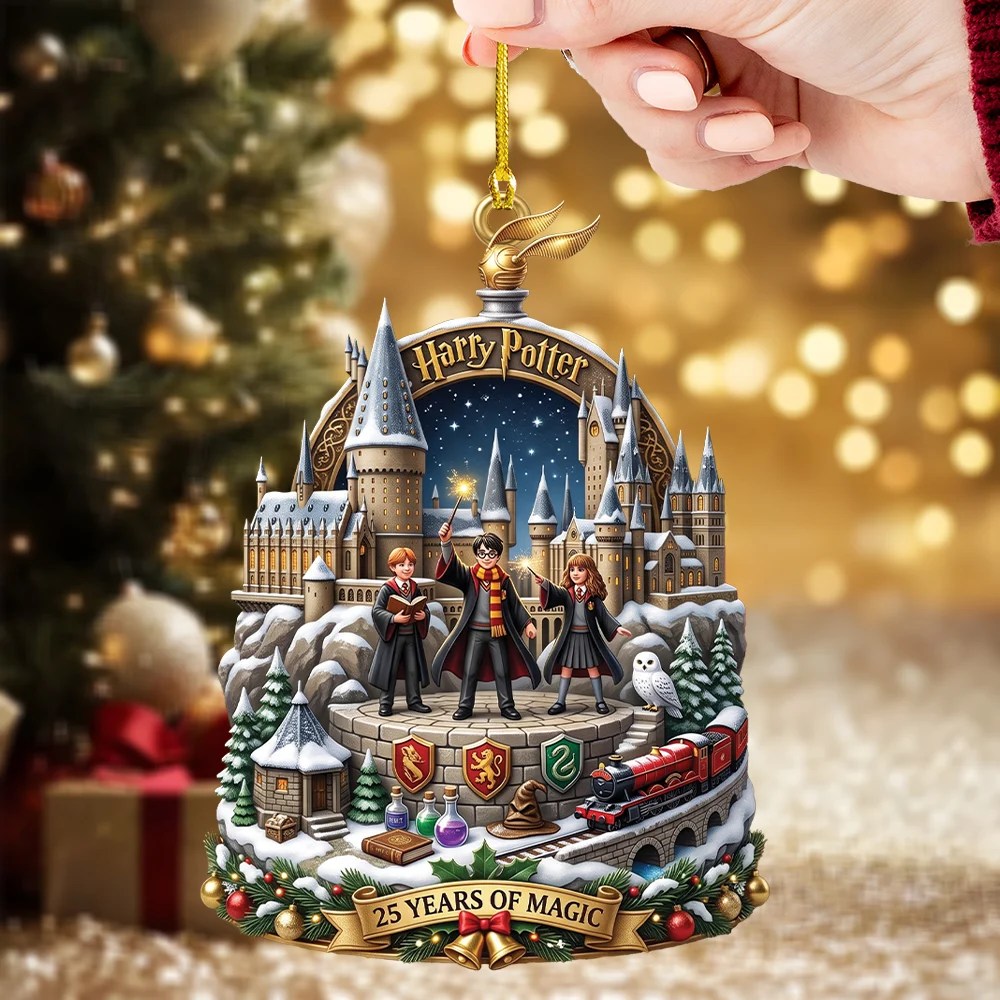 Harry Potter Custom Shape 2-side Printed Acrylic Ornament – TMTHU10136