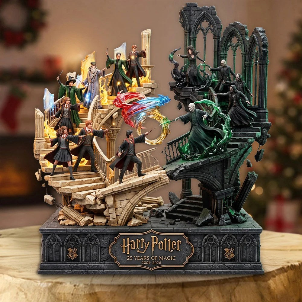Harry Potter 25th Anniversary Custom Shape Acrylic Plaque – TMTHU10237