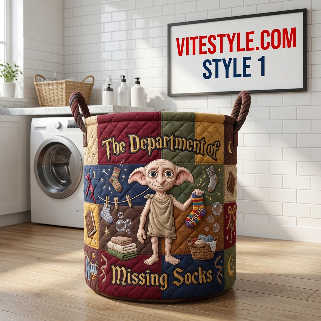 Harry Potter Dobby Department of Missing Socks Laundry Basket