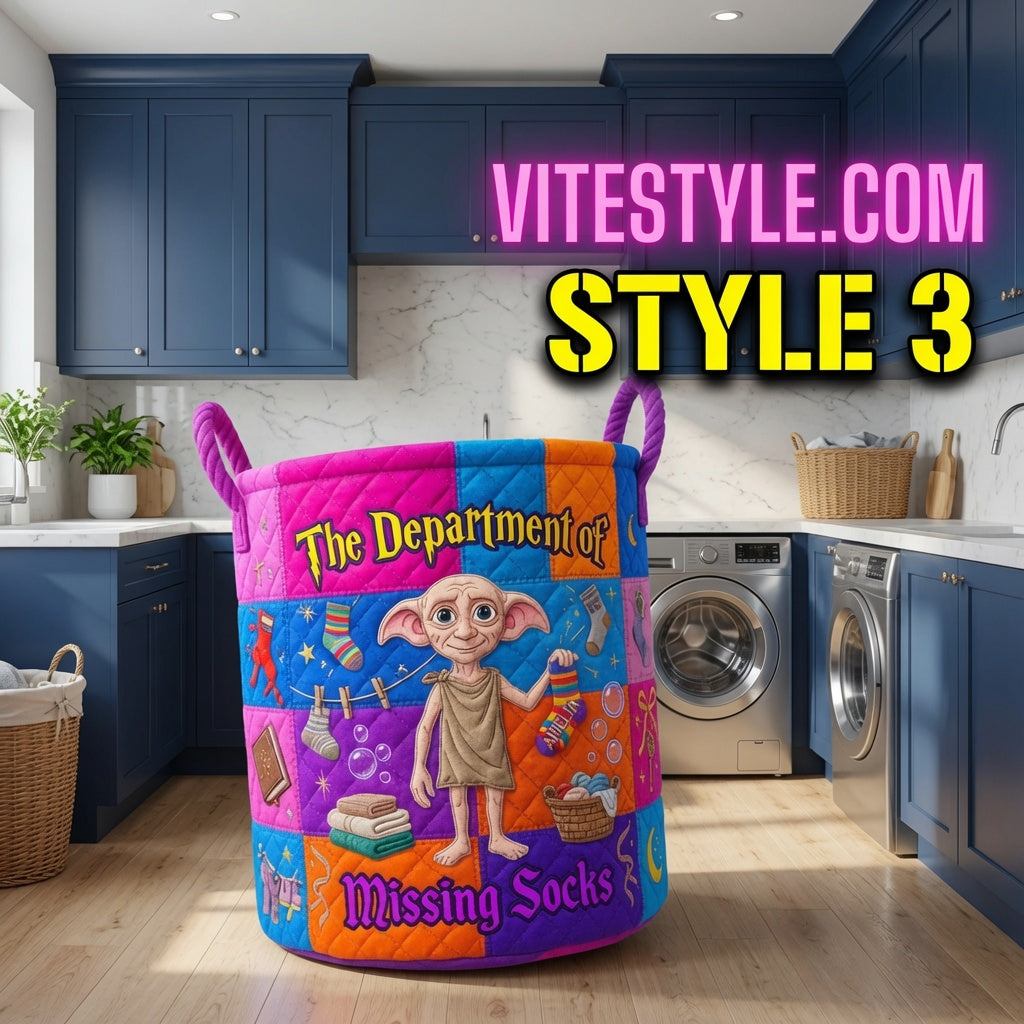 Harry Potter Dobby Department of Missing Socks Laundry Basket