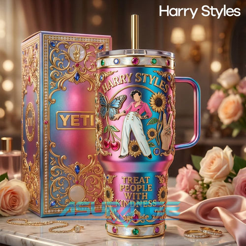 Harry Styles Treat People With Kindness Special YETI Tumbler