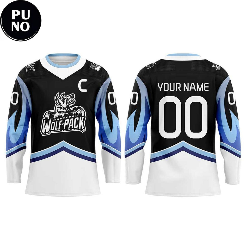 Hartford Wolf Pack Glow Night 2026 Personalized Hockey Jersey
